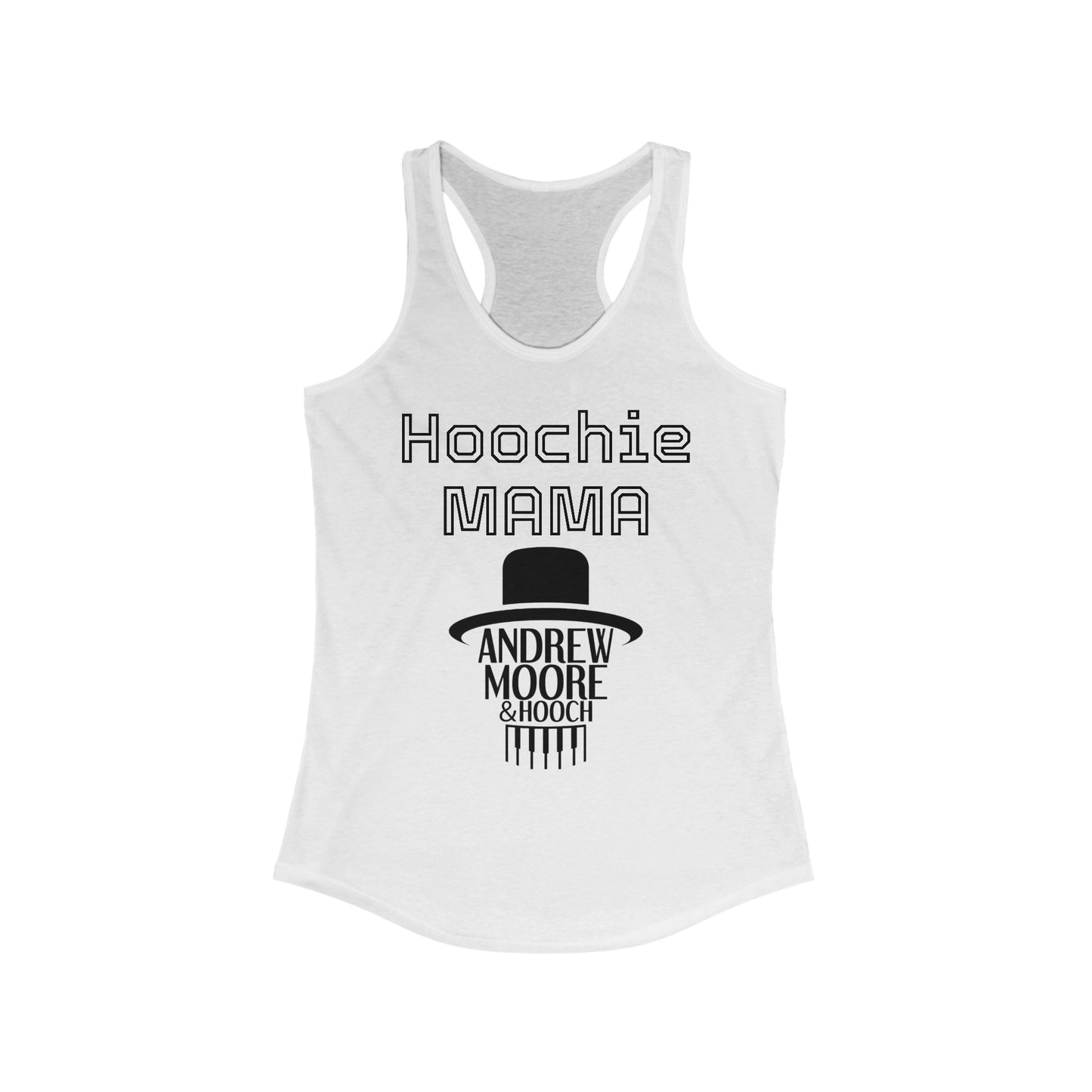 Women's Andrew Moore and Hooch Tank White, Grey, Red, Peach