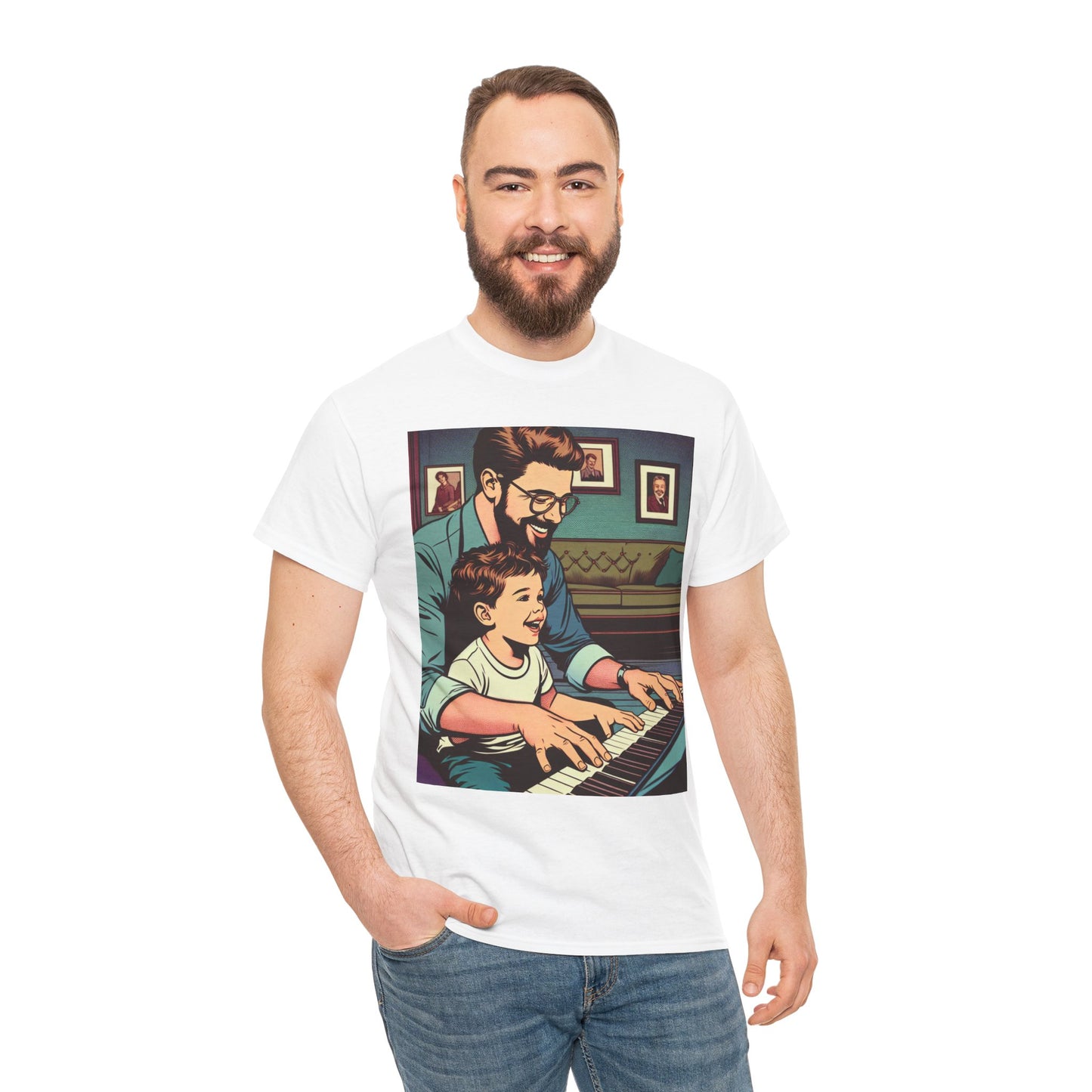 Music Lover T-Shirt, Hey Dad Song Tribute Tee, Unisex Graphic Tee, Music Fan Gift, Heavy Cotton Tshirt, Song Lyric Apparel