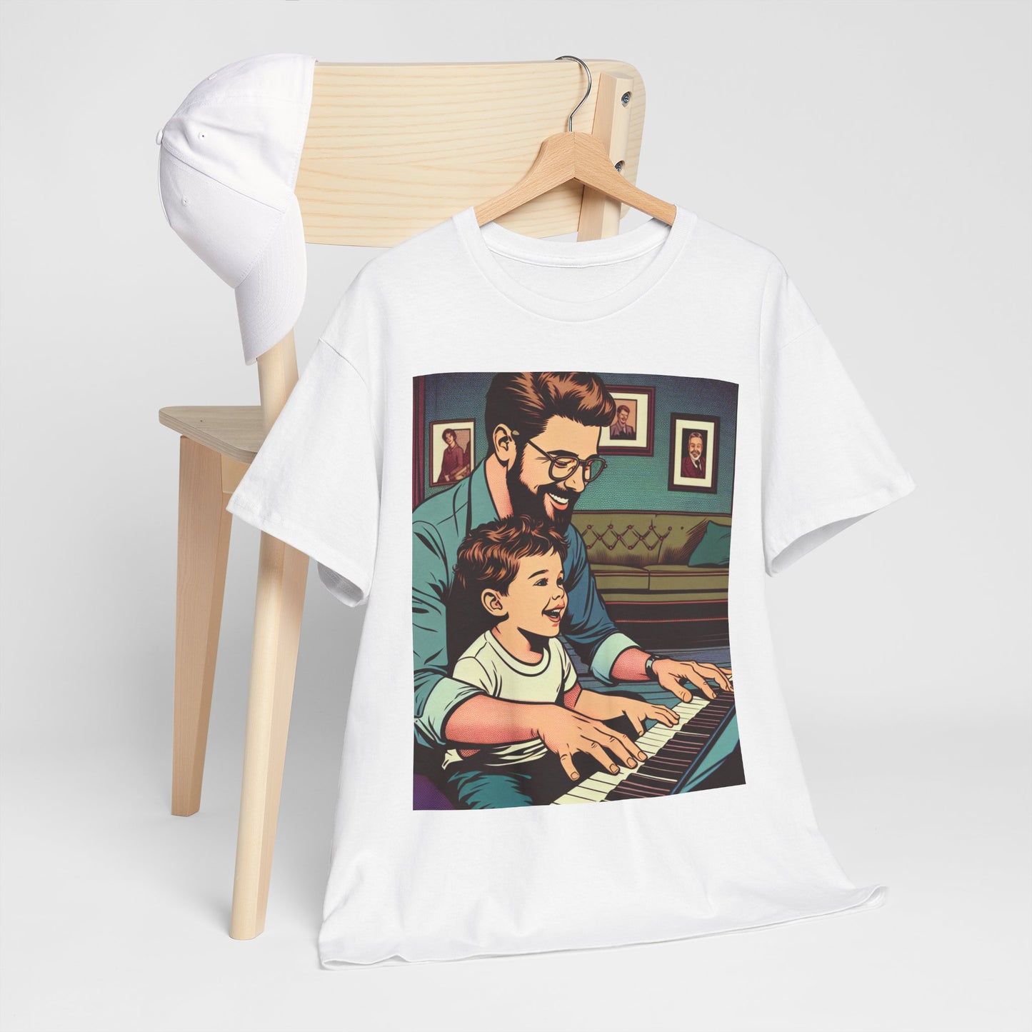 Music Lover T-Shirt, Hey Dad Song Tribute Tee, Unisex Graphic Tee, Music Fan Gift, Heavy Cotton Tshirt, Song Lyric Apparel