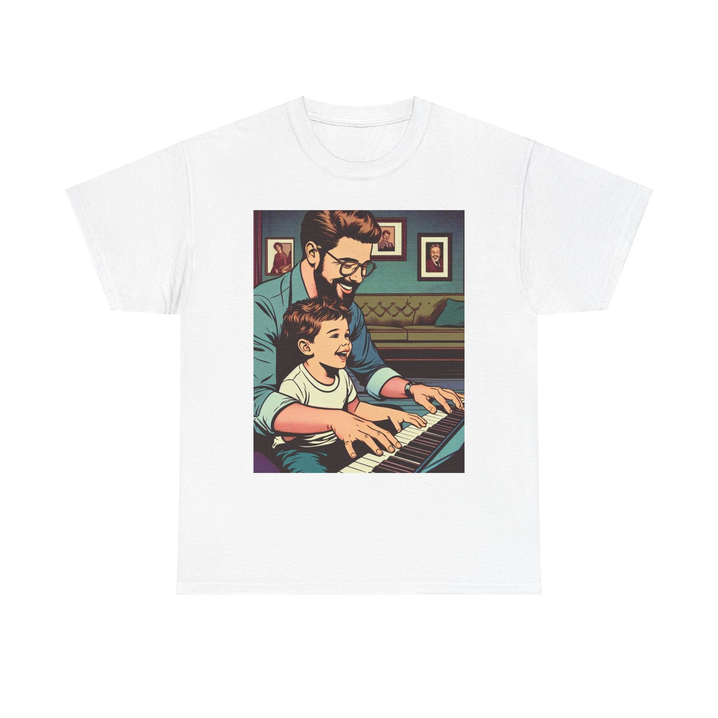 Music Lover T-Shirt, Hey Dad Song Tribute Tee, Unisex Graphic Tee, Music Fan Gift, Heavy Cotton Tshirt, Song Lyric Apparel