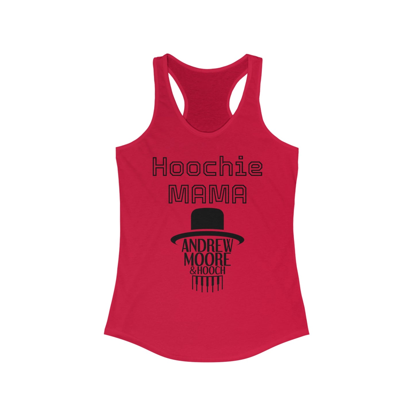 Women's Andrew Moore and Hooch Tank White, Grey, Red, Peach